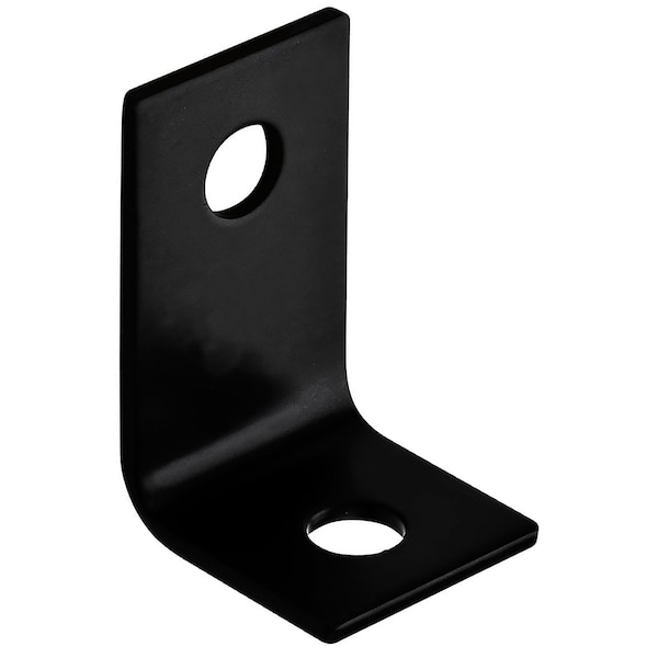 Hampton Products Hampton 2-1/2 in. H X 1-1/2 in. W X 1/8 in. D Black Steel Offset Leg Corner Brace 01-3405-301 - main